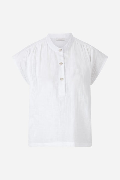 Rich & Royal Musselin Blouse in White