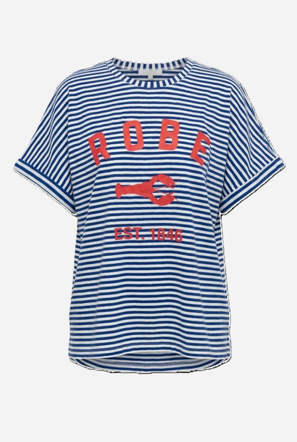 5276 T-Shirt in Stripes from BINNYWEAR at Edito boutique