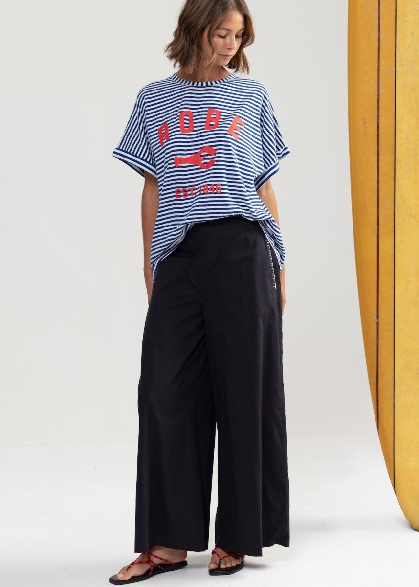 5276 T-Shirt in Stripes from BINNYWEAR at Edito boutique