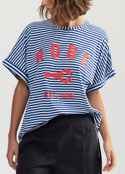 5276 T-Shirt in Stripes from BINNYWEAR at Edito boutique