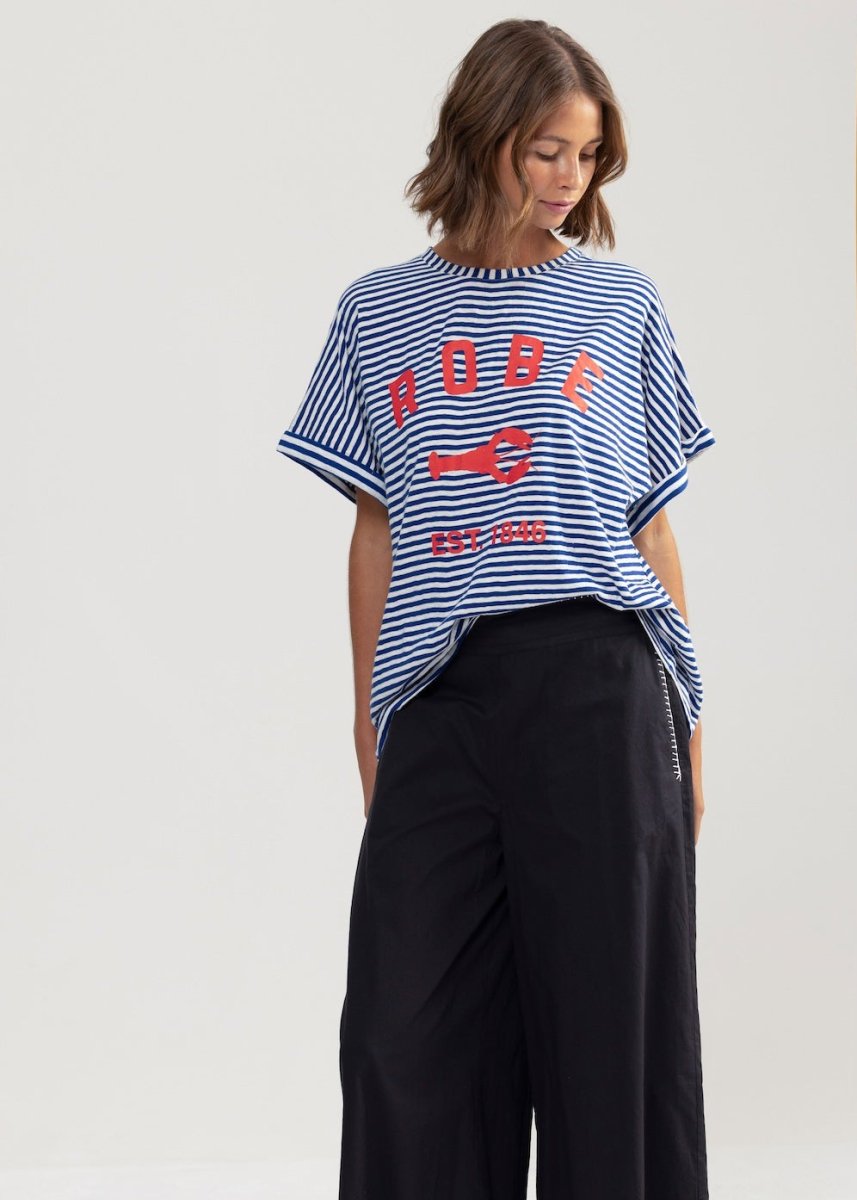 5276 T-Shirt in Stripes from BINNYWEAR at Edito boutique