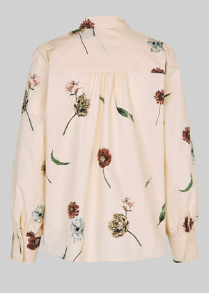 Floco Floral Shirt in Sand from Second Female