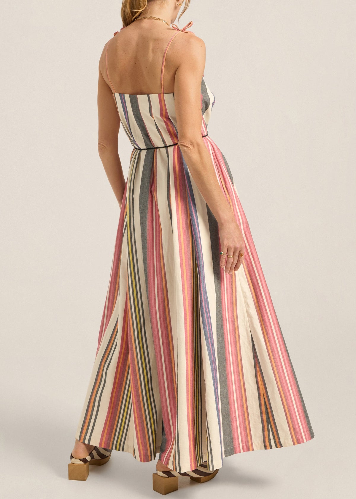 Nisus Dress in Voula Stripe from  Ilio Nema