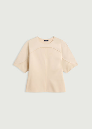 Lya Satin Top in Cream from Soeur