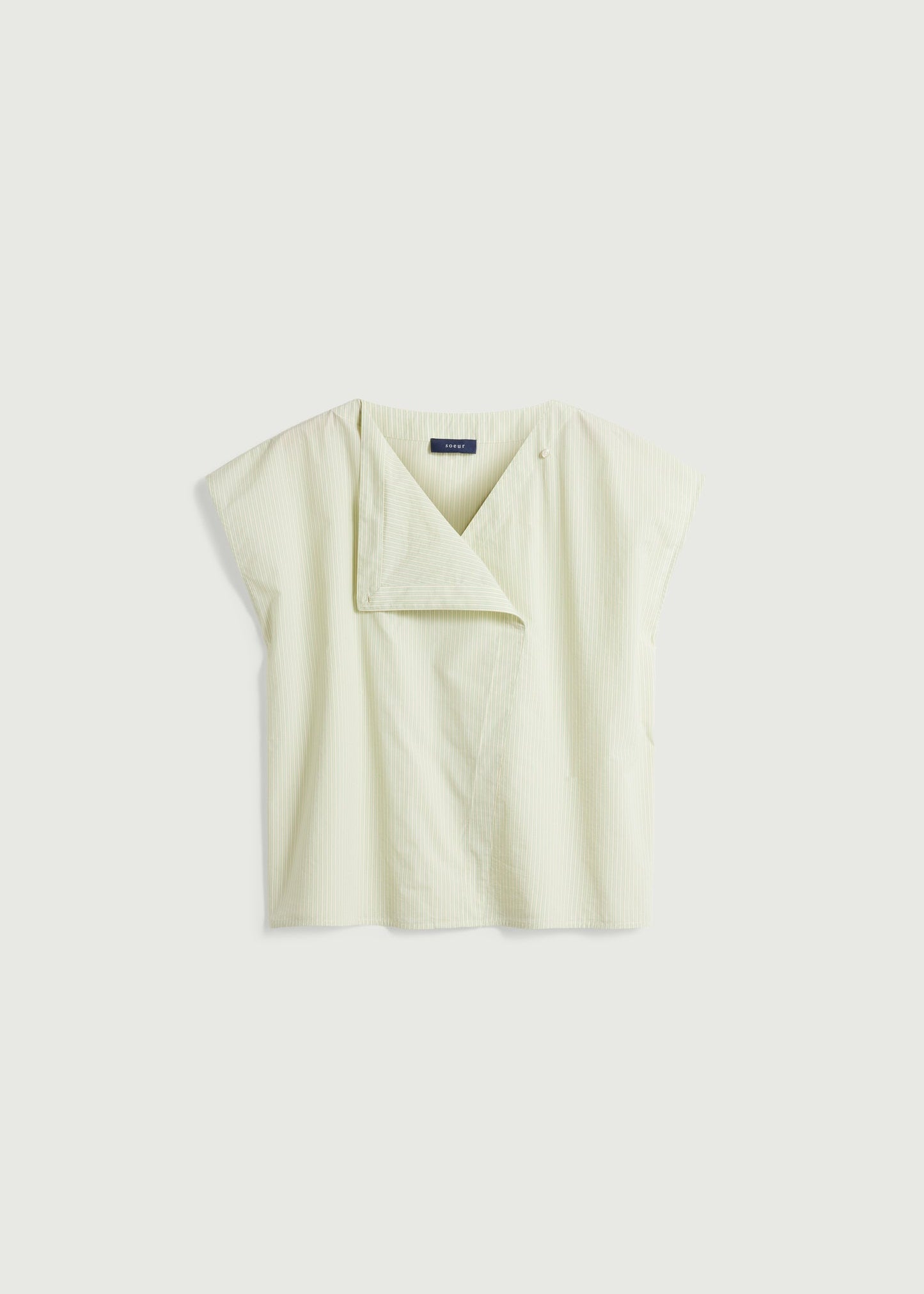 Lorena Blouse in Green/Ecru from Soeur