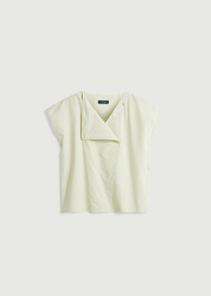 Lorena Blouse in Green/Ecru from Soeur