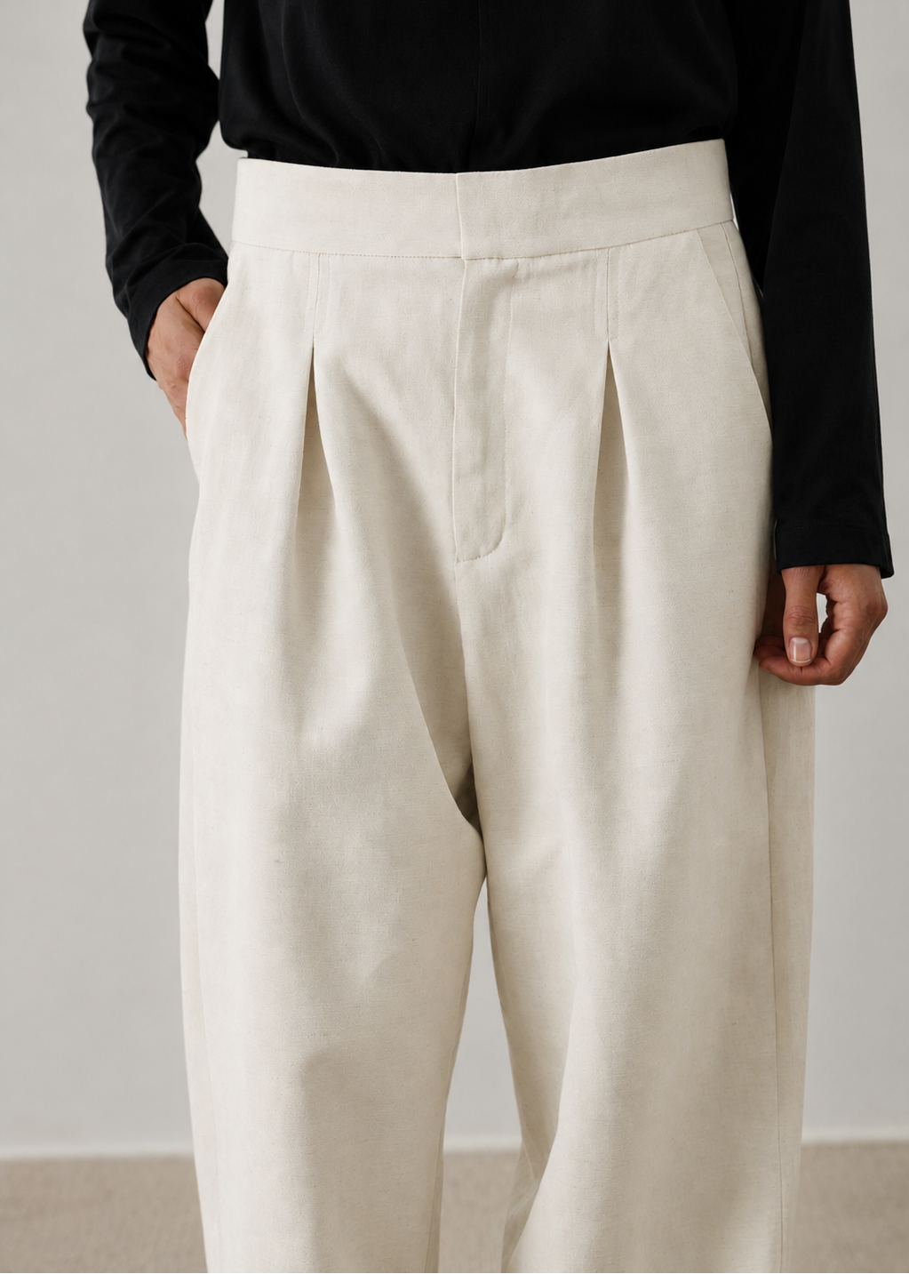 Baptiste Trousers in Ecru from Soeur