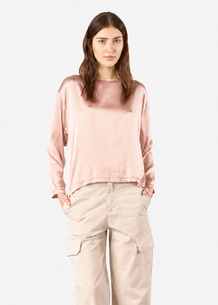 Mavilsb Silk Blouse in Rose from Crossley