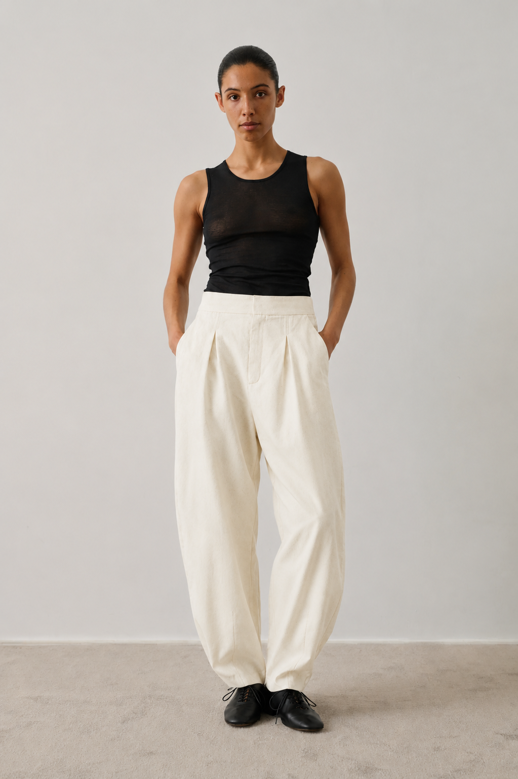 Baptiste Trousers in Ecru