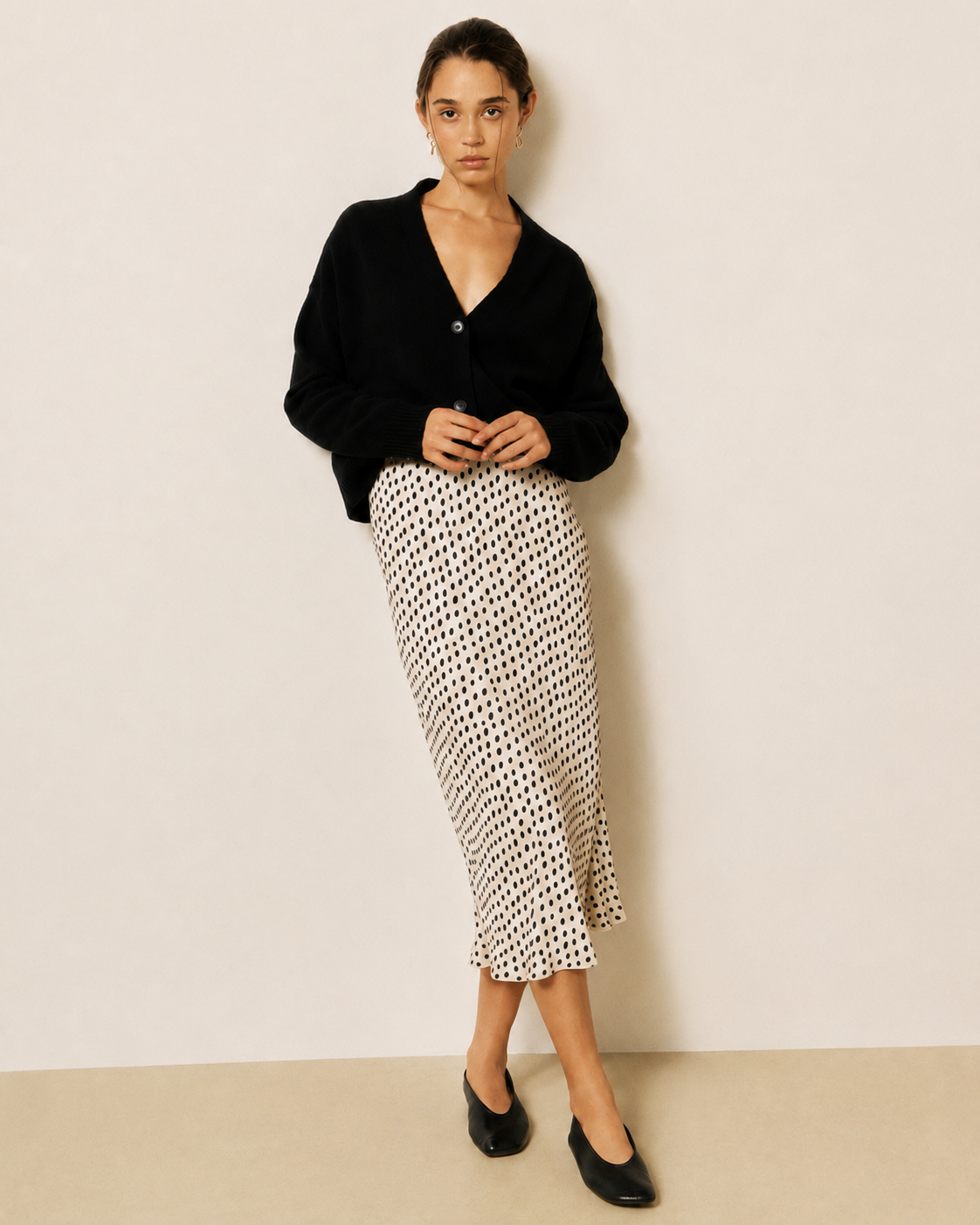 Jimo Skirt in White/Black