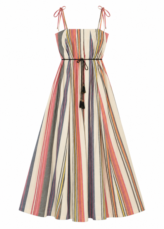 Nisus Dress in Voula Stripe from  Ilio Nema