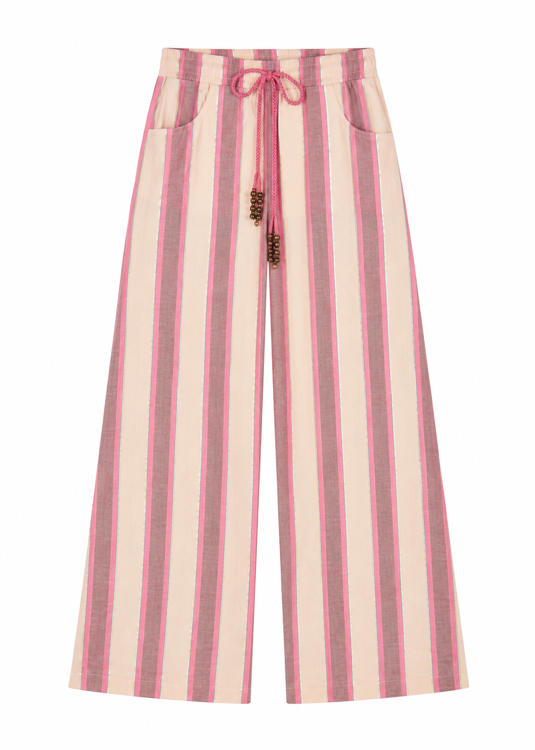 Odin Pants in Pink Mykonos Stripe from Ilio Nema