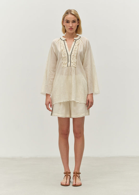 Apology Blouse in Off White from Devotion Twins