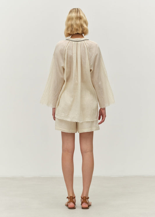 Apology Blouse in Off White from Devotion Twins
