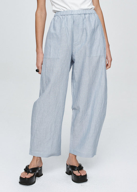 Ellidy Pant in Bleu Stripe from Marle