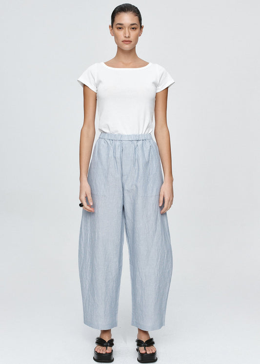 Ellidy Pant in Bleu Stripe from Marle