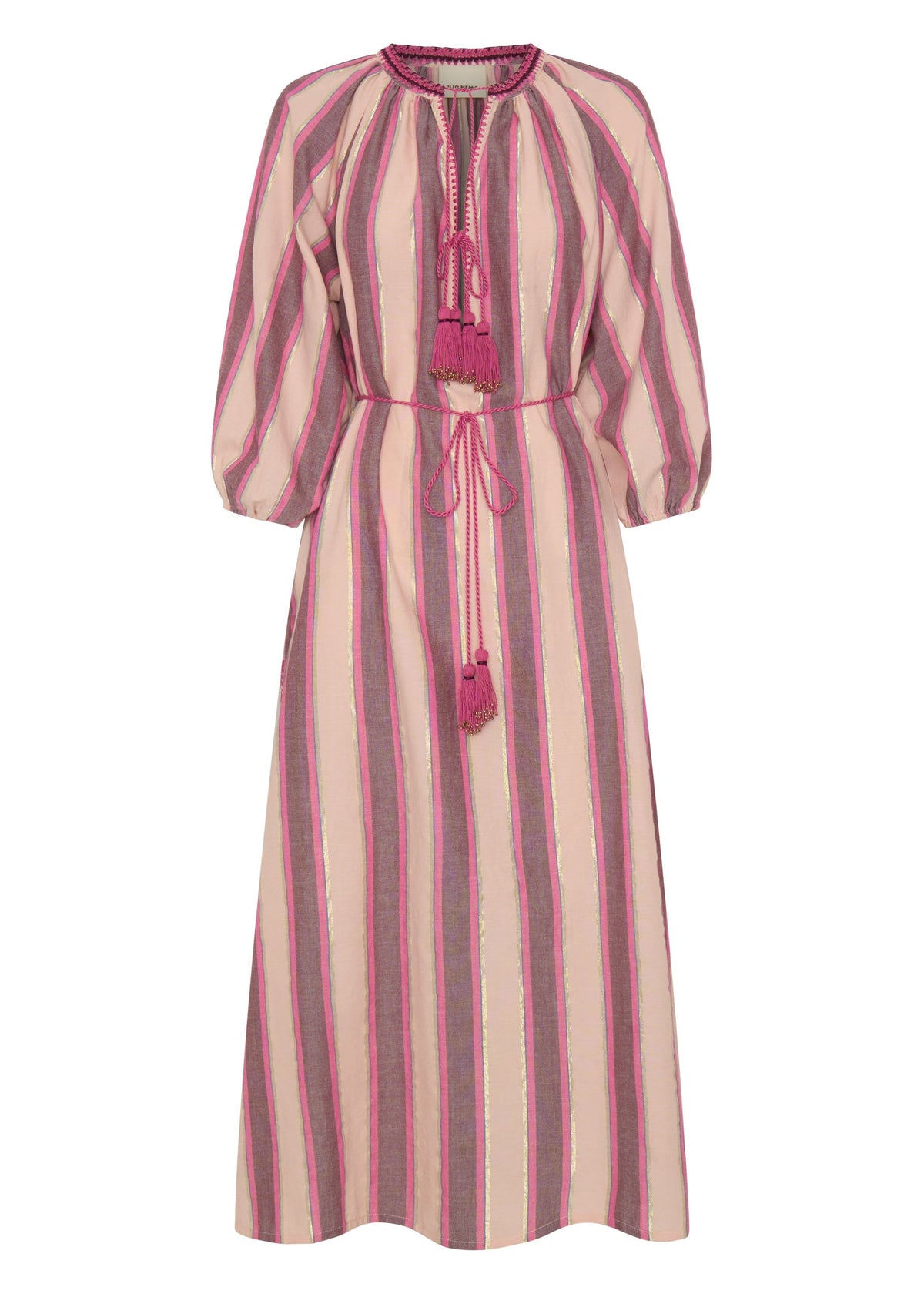 Tzimi Top in Pink Mykonos Stripe from Ilio Nema