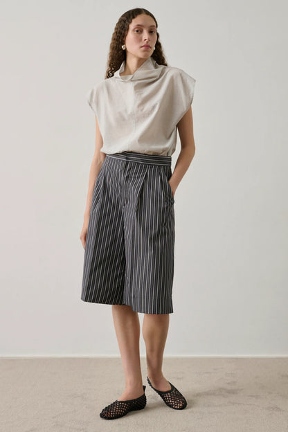 Izumi Blouse in Light Gray from Soeur