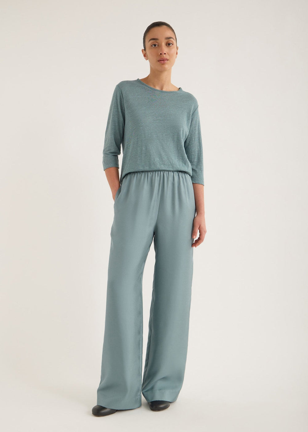 Brig Silk Pants in Leiff from Jac + Jack