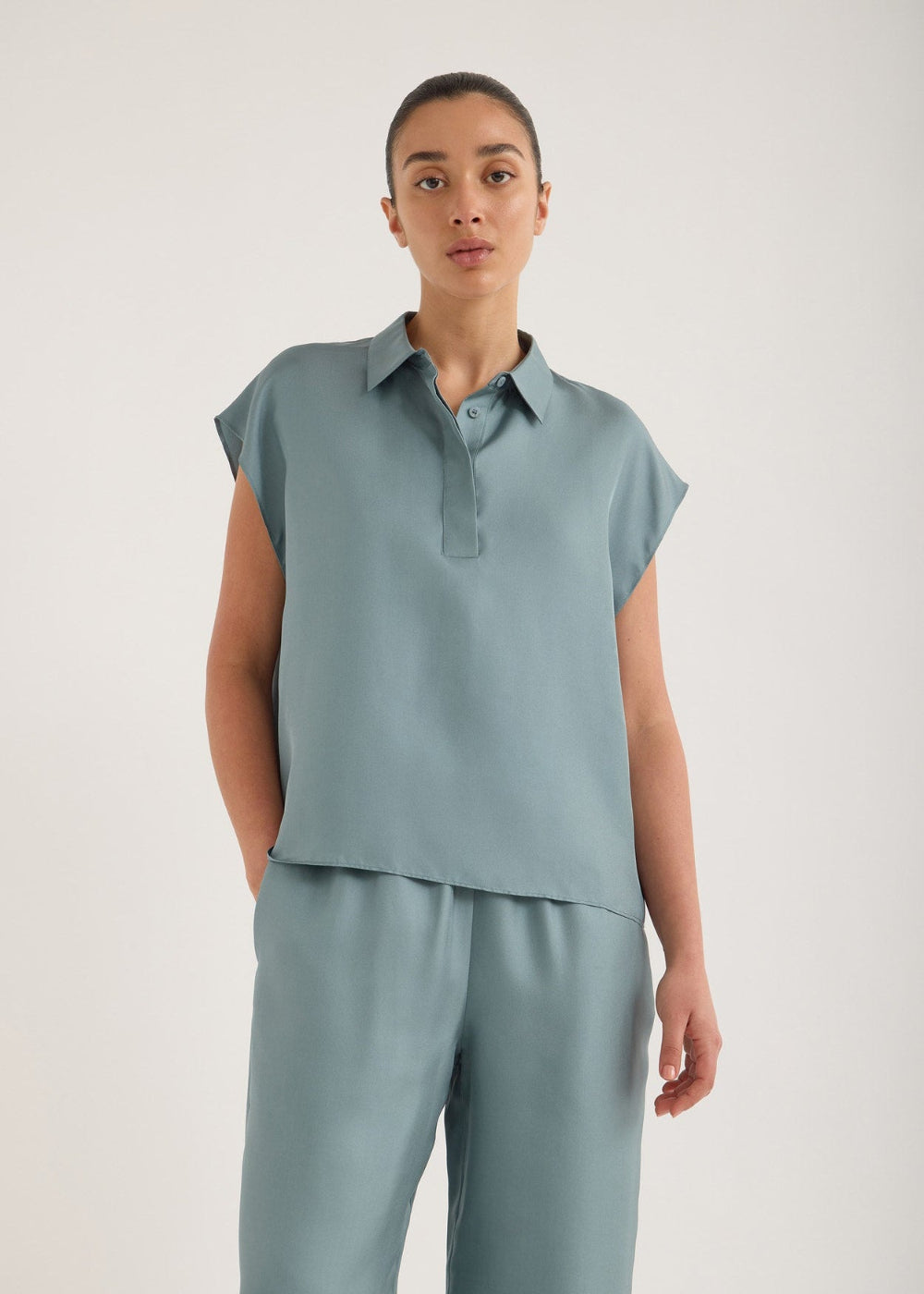 Hadler Silk Top in Leiff from Jac + Jack