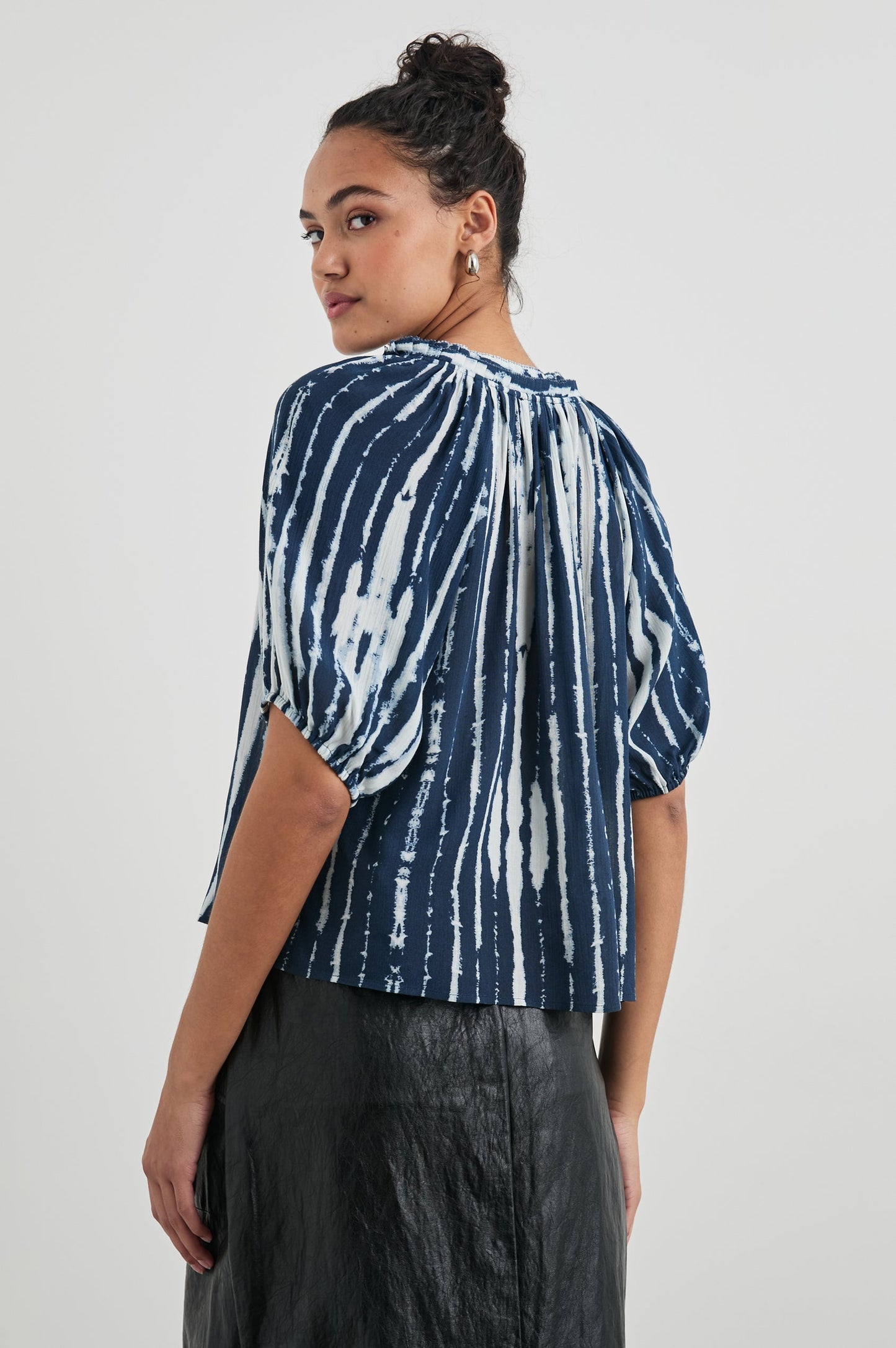 Rails Laila Top in Indigo Nile Print