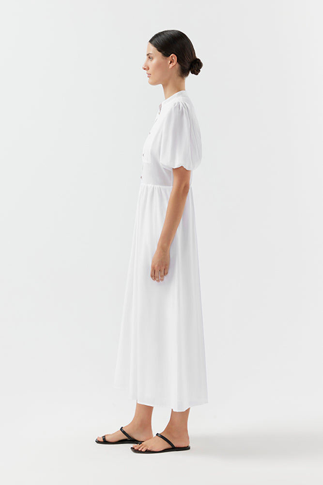 Bird & Knoll Miki Dress White