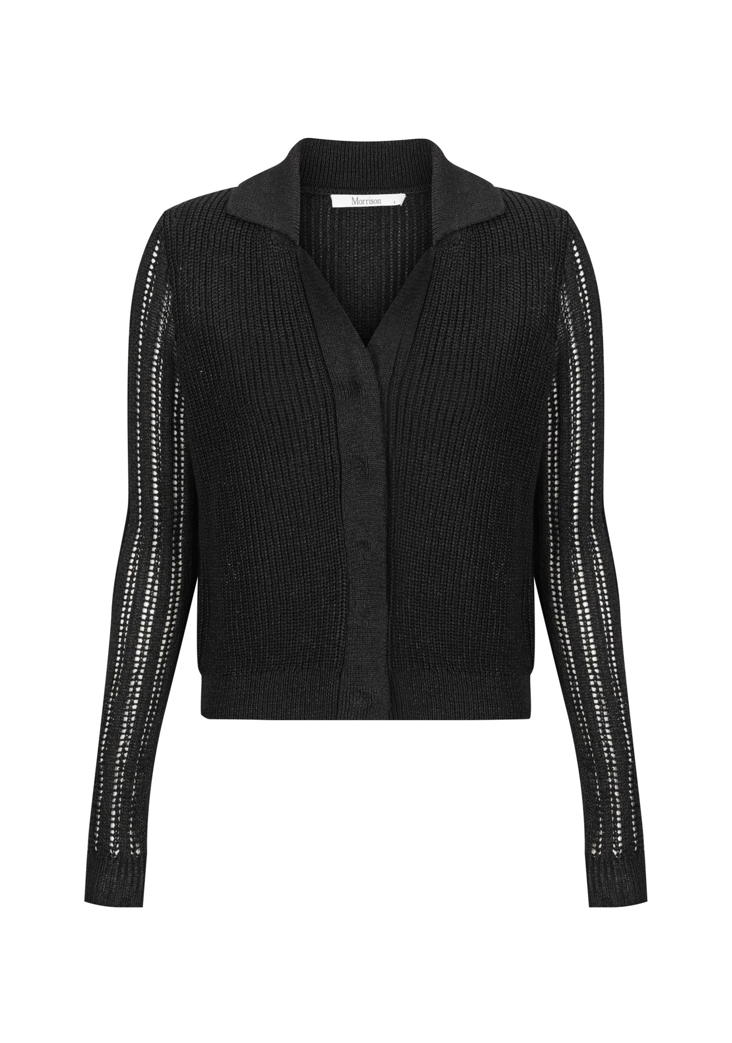 Morrison Byron Knit Cardigan in black