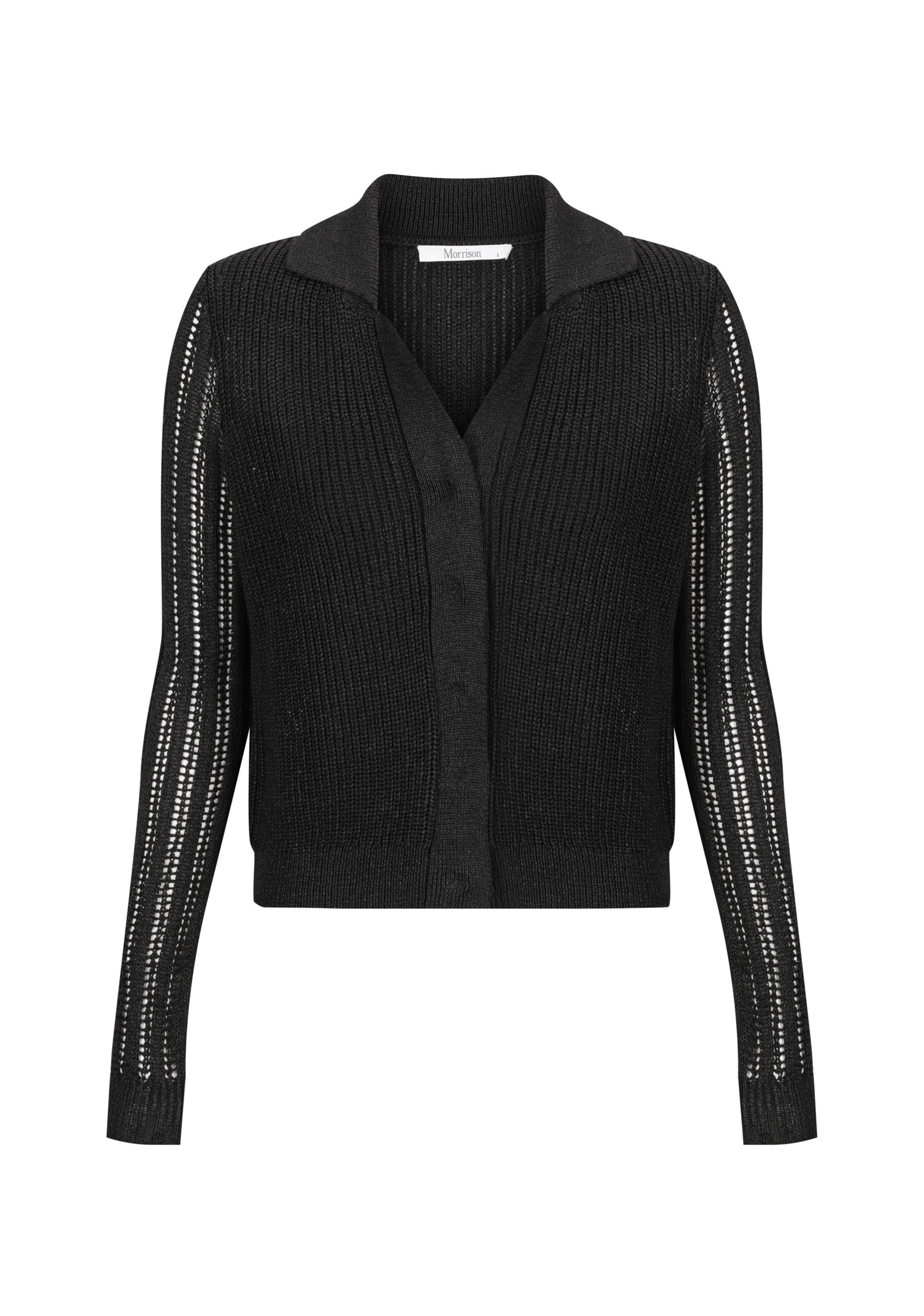 Morrison Byron Knit Cardigan in black