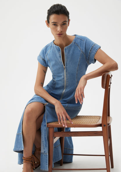 Morrison Clovelly Denim Dress in blue