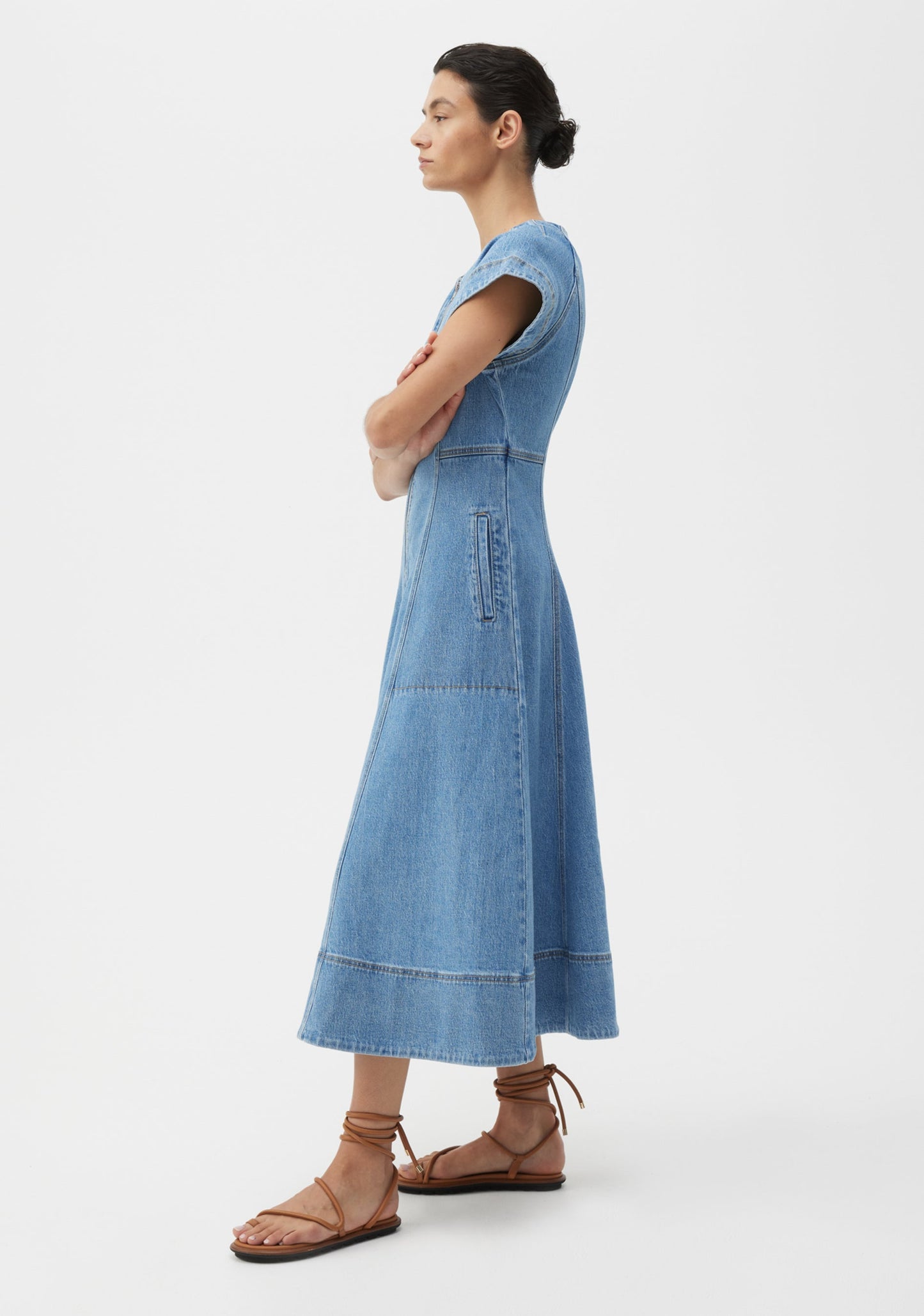 Morrison Clovelly Denim Dress in blue