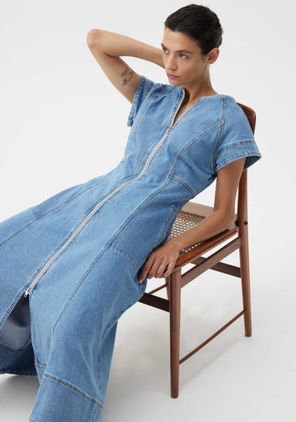 Morrison Clovelly Denim Dress in blue