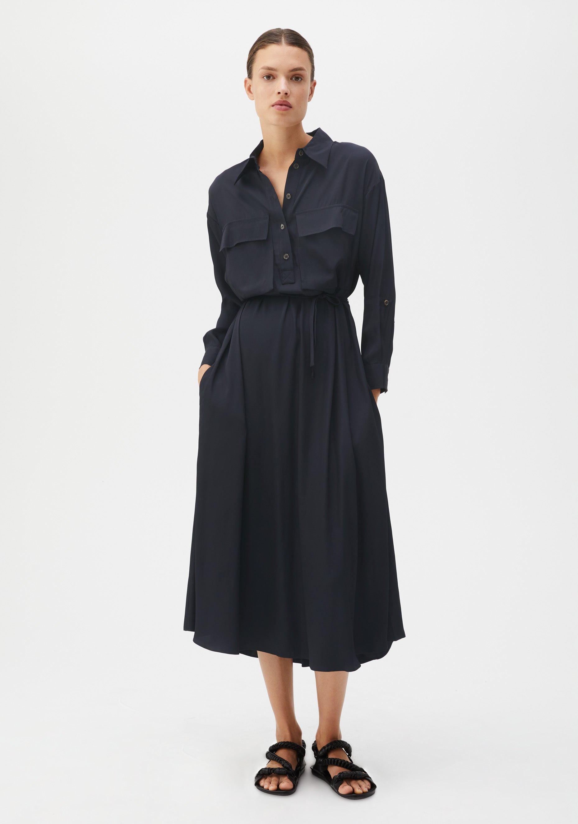 Morrison Ursula Shirt Dress in navy