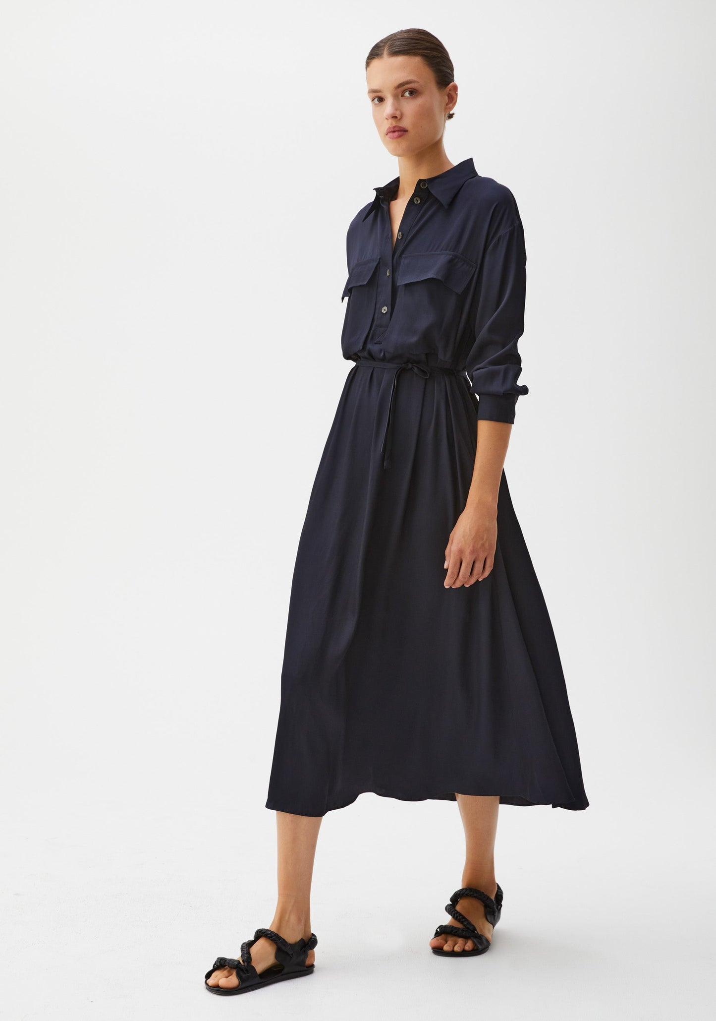 Morrison Ursula Shirt Dress in navy