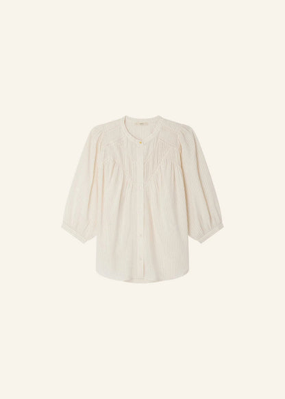 Savi Blouse in Sandblack from Sessun