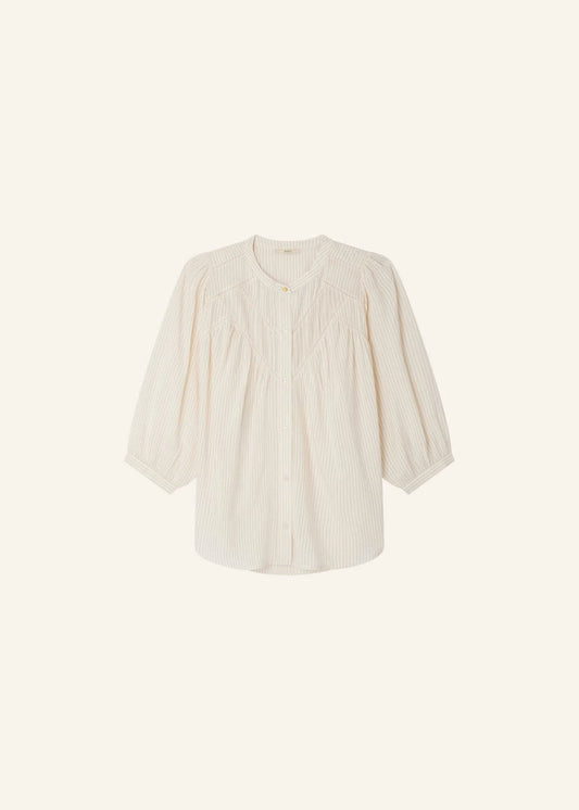 Savi Blouse in Sandblack from Sessun