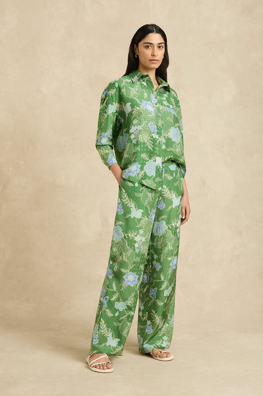 Stevie Shirt in Jungle Green