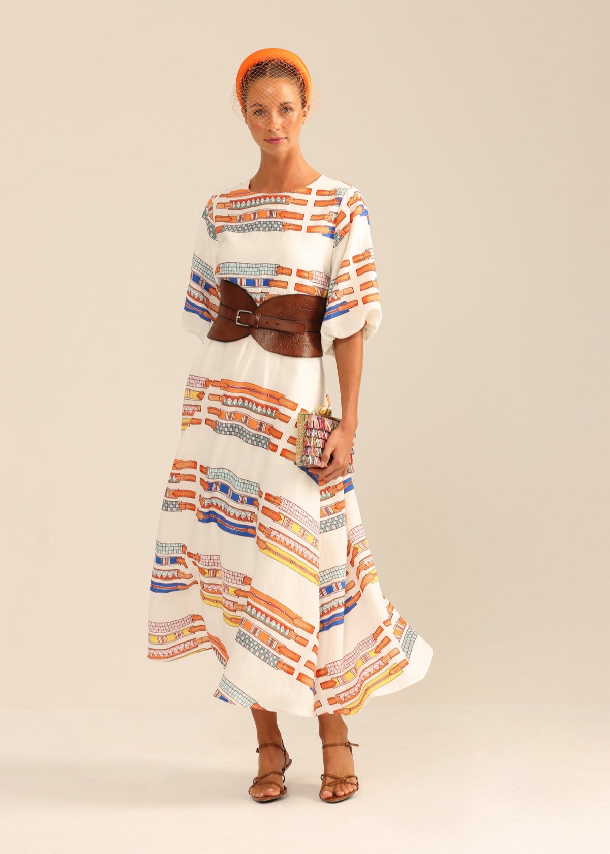 Straight Six Dress in Browbands from Binnywear