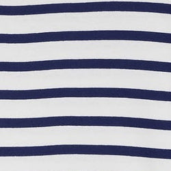 Katy T-shirt in White/Navy stripes from Soeur