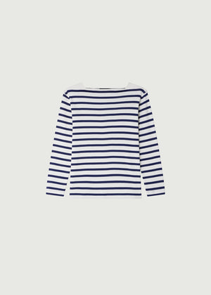Katy T-shirt in White/Navy from Soeur