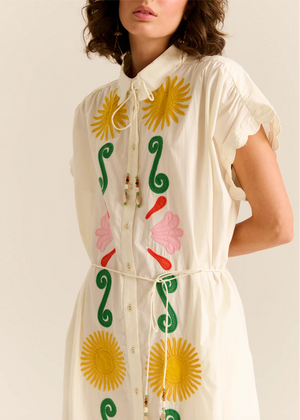Valerie Kaftan in Off White from Carolina K