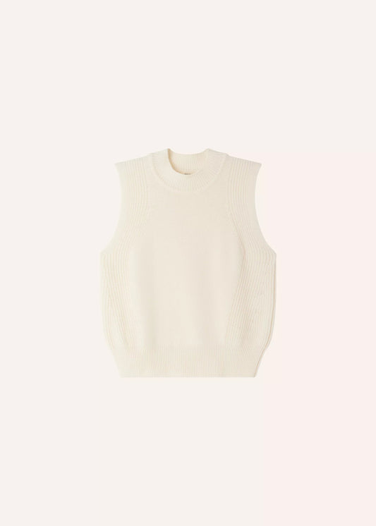 Baynino Sleeveless Jumper in Fleur De Sel from Sessun