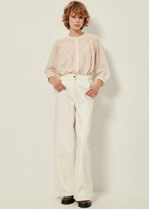 Savi Blouse in Sandblack from Sessun