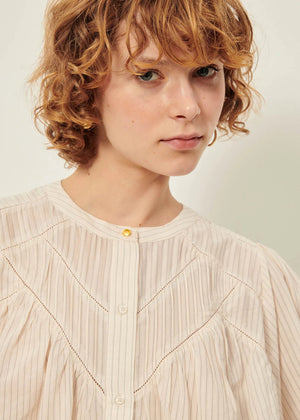 Savi Blouse in Sandblack from Sessun