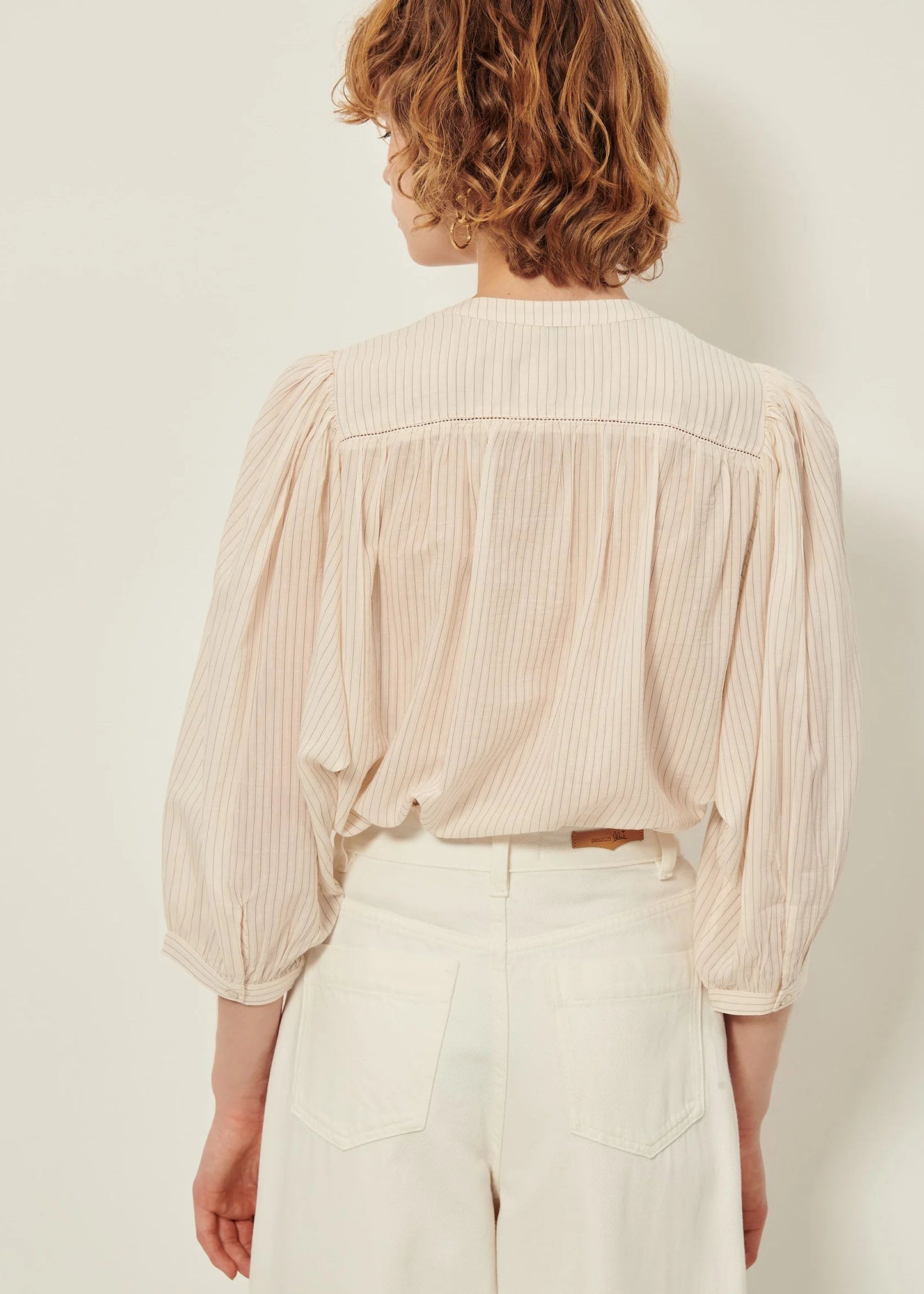 Savi Blouse in Sandblack from Sessun