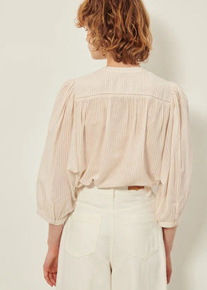 Savi Blouse in Sandblack from Sessun