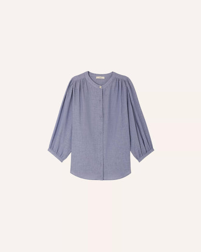 A View Blouse in Chambray from SESSUN at Edito boutique