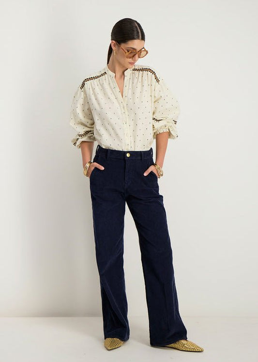 Adana Shirt in Ecru from STELLA FOREST at Edito boutique