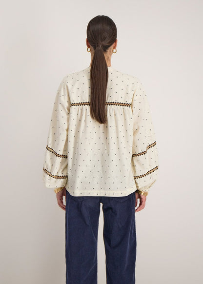 Adana Shirt in Ecru from STELLA FOREST at Edito boutique