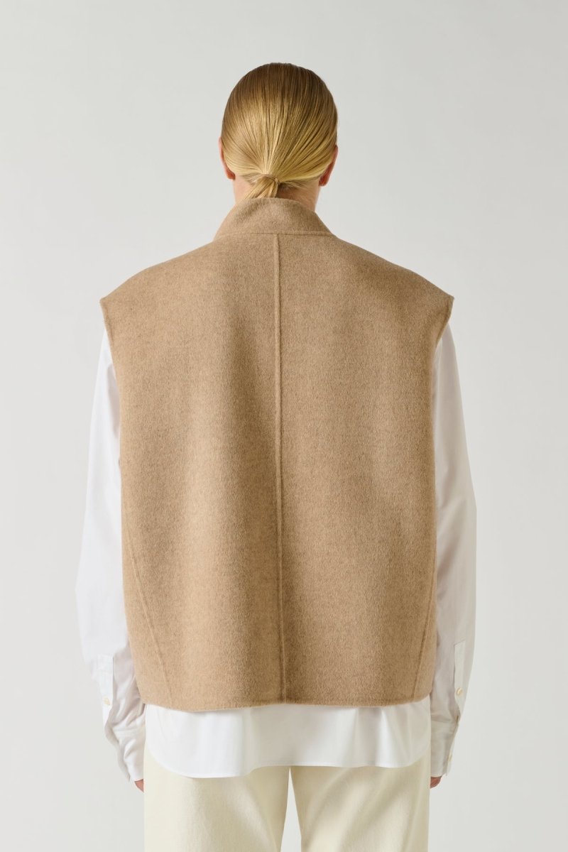 Adeline Jacket in Mottled Beige from SOEUR at Edito boutique