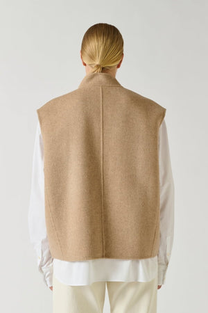Adeline Jacket in Mottled Beige from SOEUR at Edito boutique